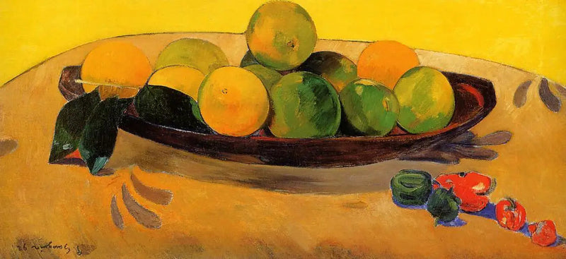Stillleben mit Früchten und Chilischoten - Paul Gauguin