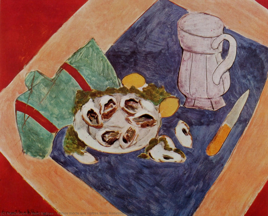 Stilleben mit Austern - Henri Matisse