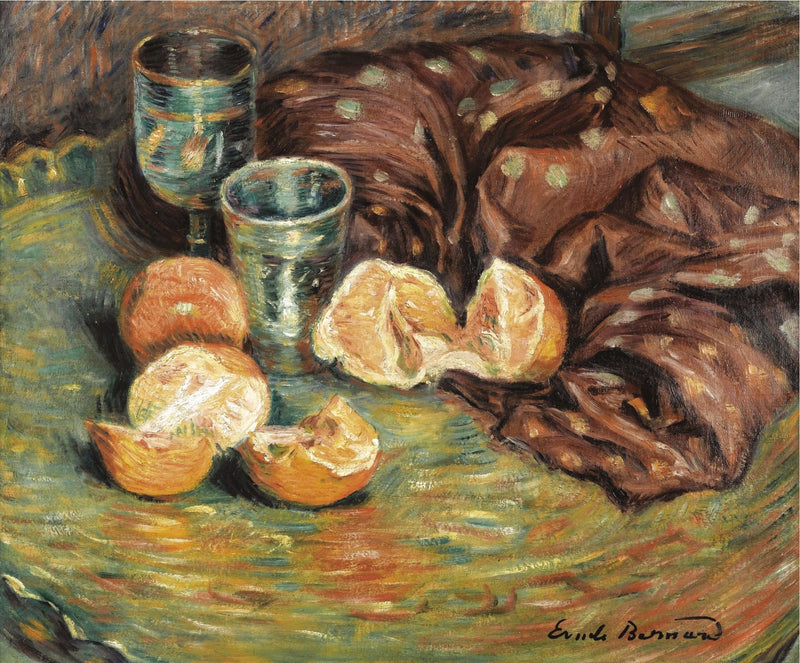 Stillleben mit Orangen - Émile Bernard
