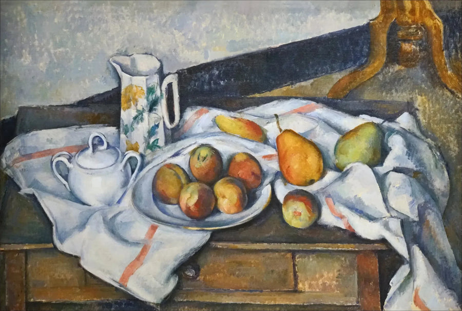 Stillleben mit Pfirsichen und Birnen - Paul Cézanne