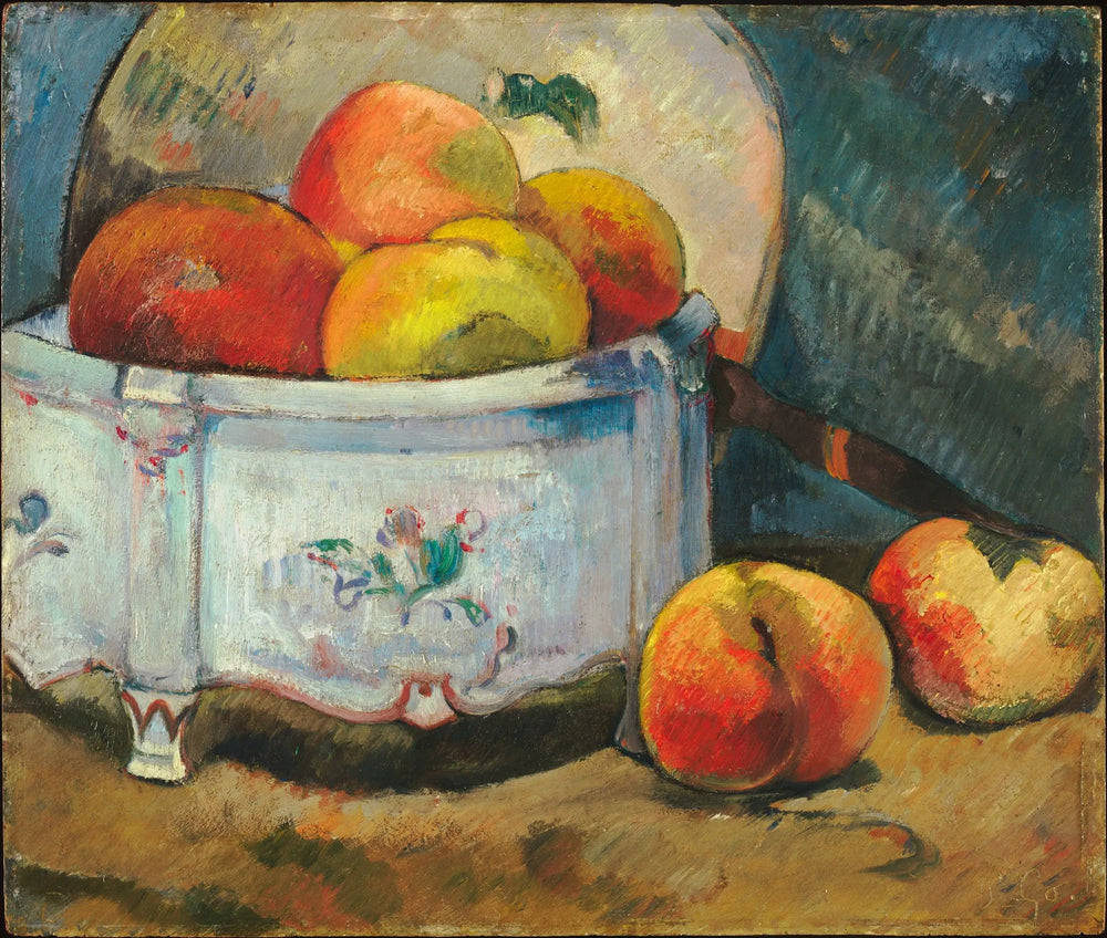 Nature morte aux pêches - Paul Gauguin - Alpha Reproduction