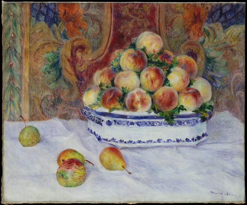 Stillleben mit Pfirsichen - Pierre-Auguste Renoir