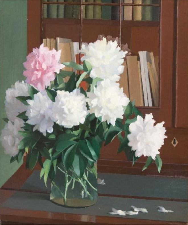 Nature morte aux pivoines par Dorothy Weir Young, peinture de pivoines