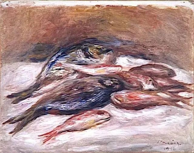 Stillleben mit Fischen - Pierre-Auguste Renoir
