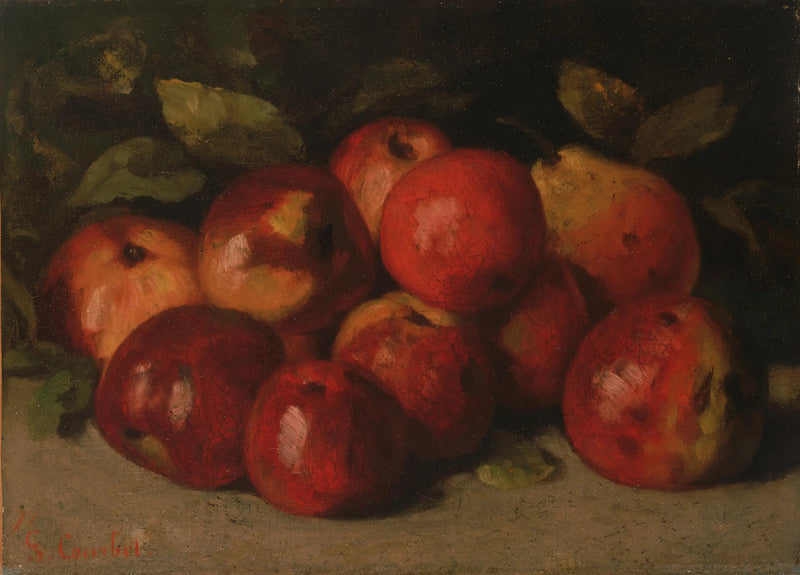 Stillleben mit Äpfeln und einer Birne - Gustave Courbet
