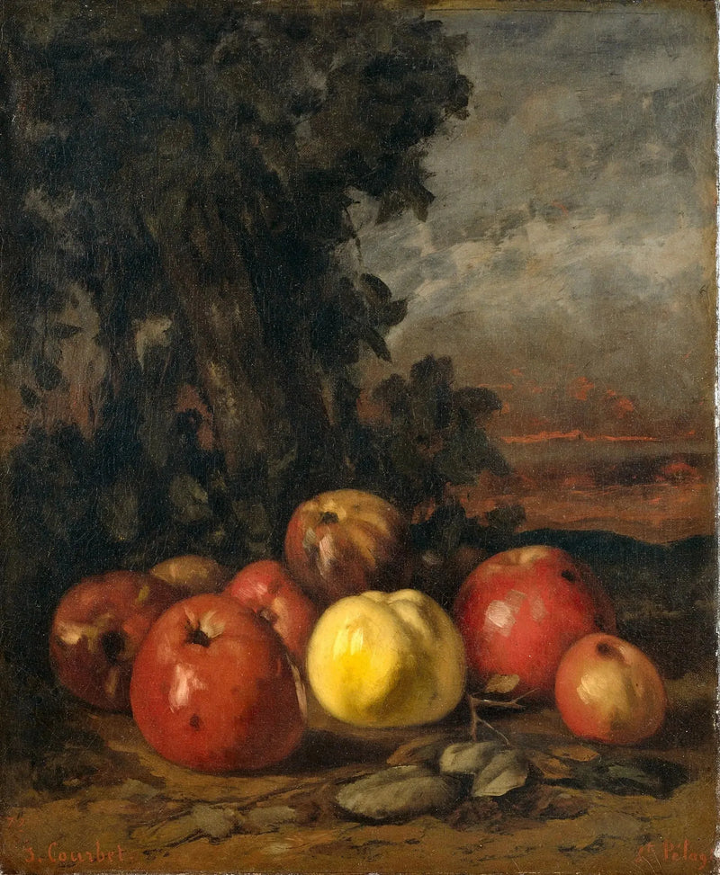 Stillleben mit Äpfeln - Gustave Courbet