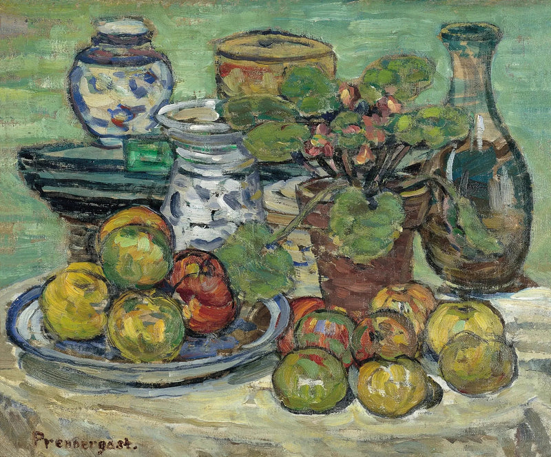 Stillleben mit Äpfeln - Maurice Prendergast
