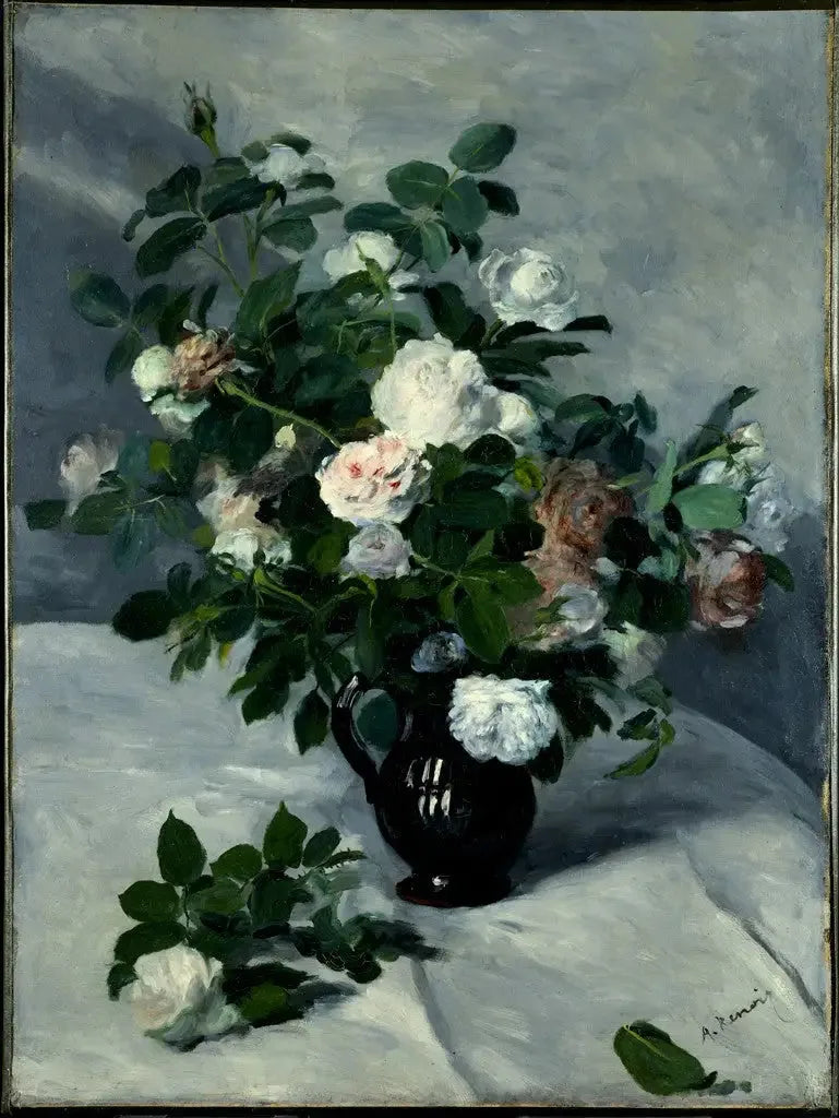 Stillleben mit Rosen - Pierre-Auguste Renoir