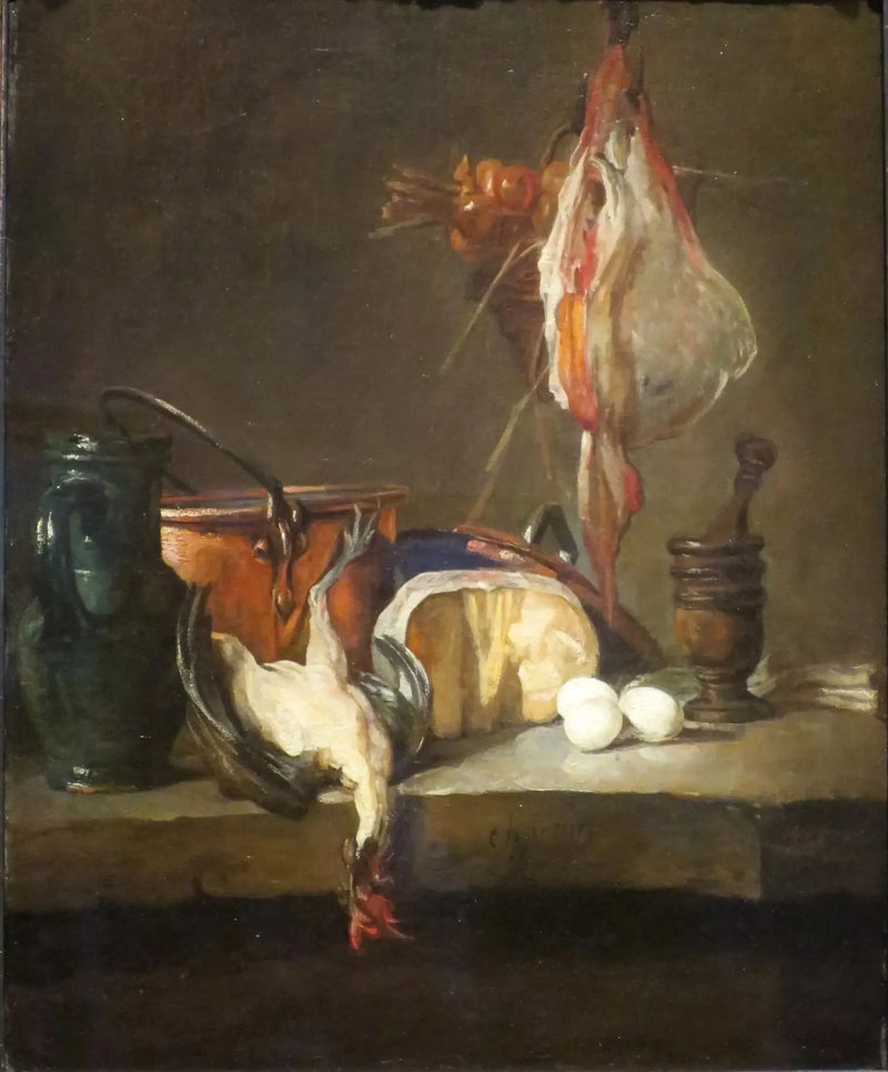 Stillleben mit Geflügel - Jean Siméon Chardin