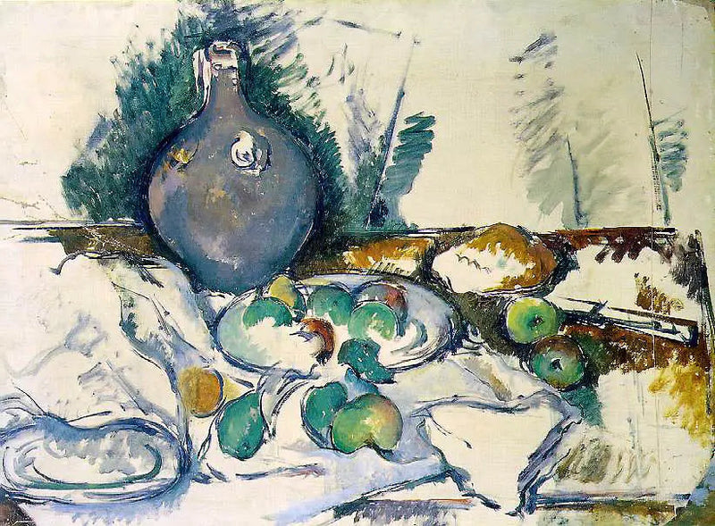 Stillleben mit Wasserkrug - Paul Cézanne