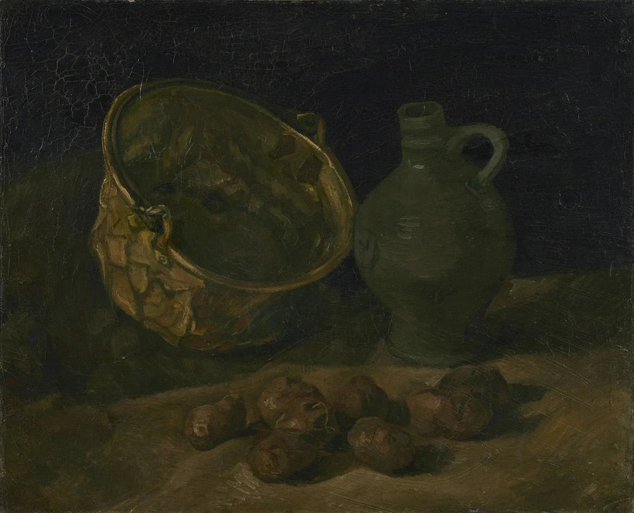 Stillleben mit Kessel und Messingkrug - Vincent van Gogh