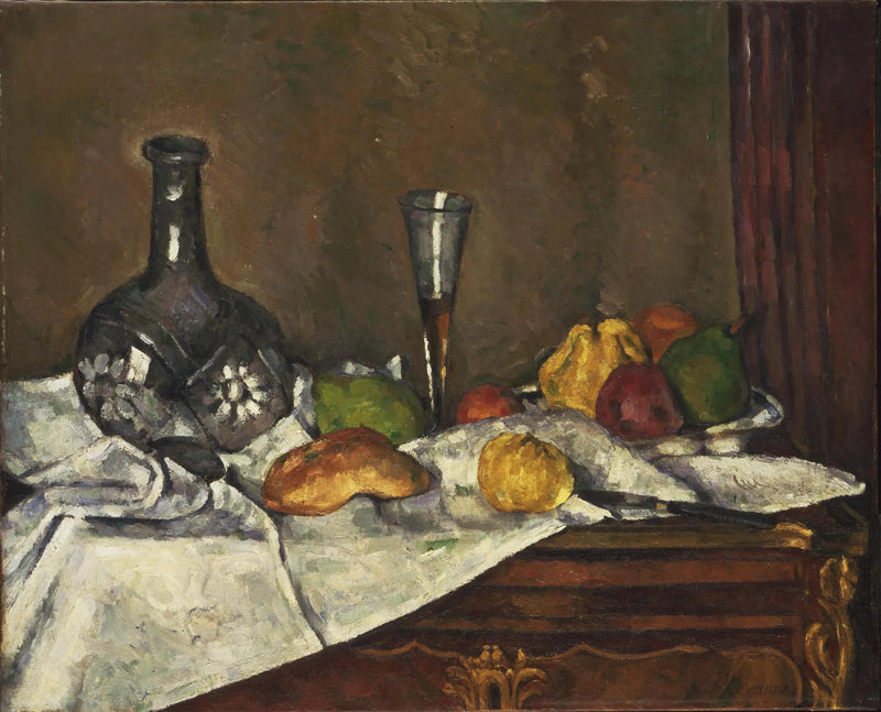 Stillleben mit einem Dessert - Paul Cézanne