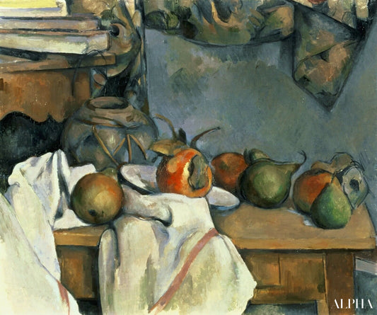 Nature morte avec un pot de gingembre - Paul Cézanne - Reproductions de tableaux et peintures haut de gamme