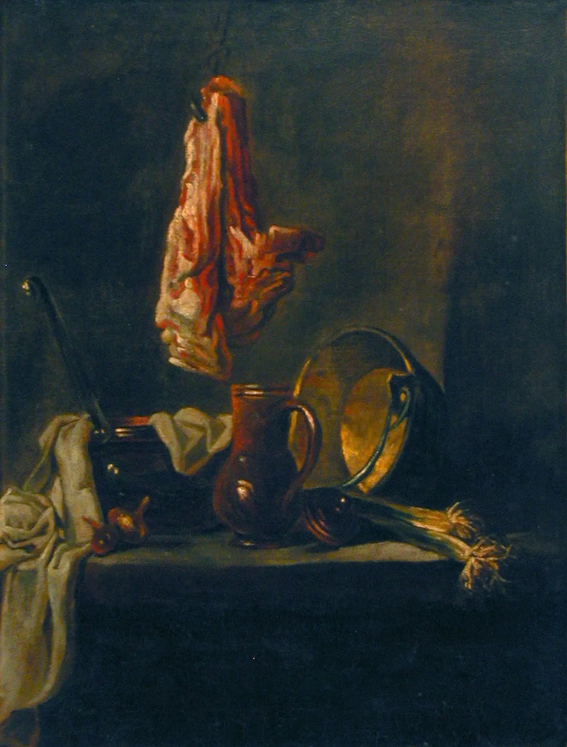 Stillleben mit einem Rinderkotelett - Jean Siméon Chardin