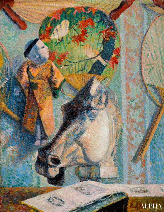 Nature morte avec une tête de cheval - Paul Gauguin - Reproductions de tableaux et peintures haut de gamme