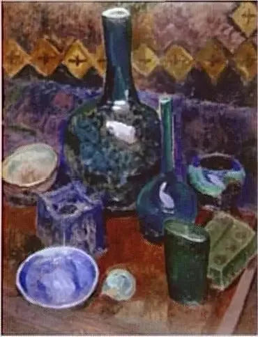 Stilleben in Blau - Robert Delaunay