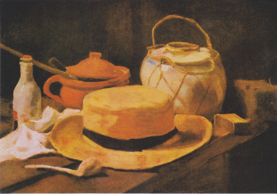 Stillleben mit Strohhut - Vincent van Gogh