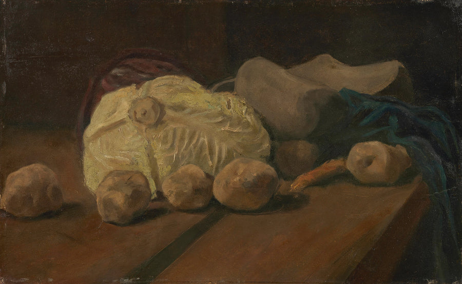 Stillleben mit Kohl und Holzschuhen - Vincent van Gogh