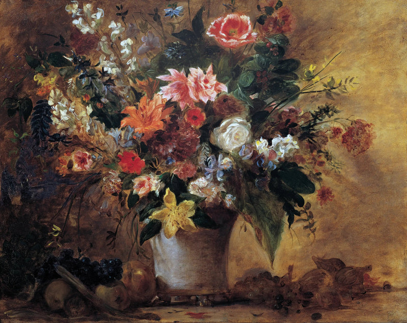 Blumenstillleben - Eugène Delacroix
