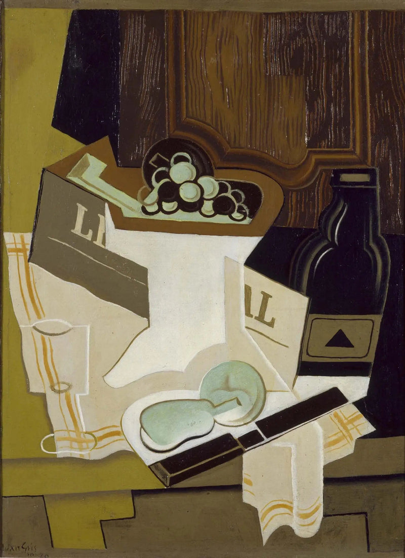 Stillleben vor dem Schrank - Juan Gris