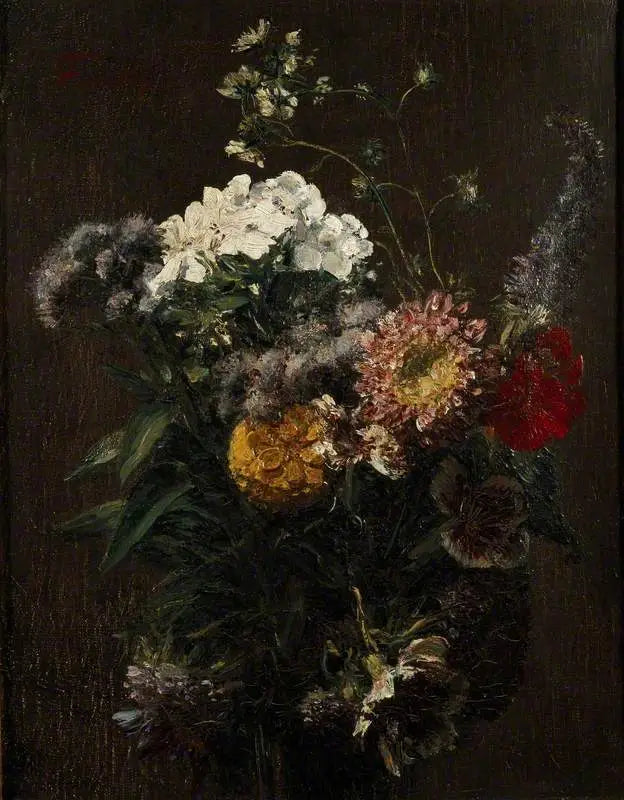 Stillleben: gemischte Blumen - Henri Fantin-Latour