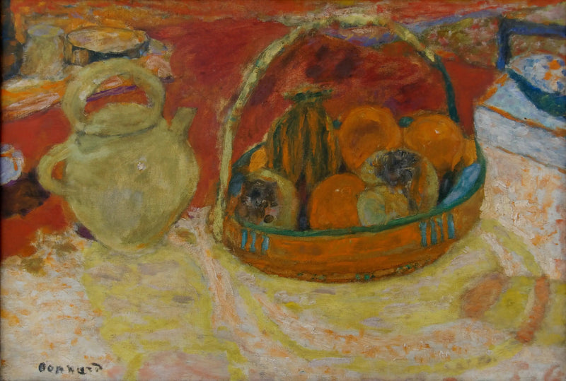 Stillleben in Gelb und Rot - Pierre Bonnard