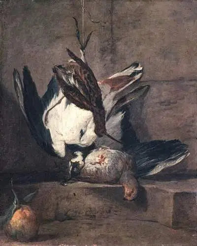 Nature morte - Jean Siméon Chardin image 1 reproduction artisanale de tableau