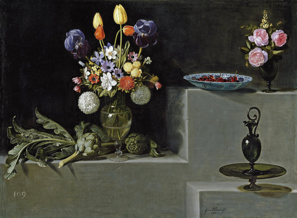 nature morte - Juan van der Hamen image 1 tableau peint à l’huile sur toile