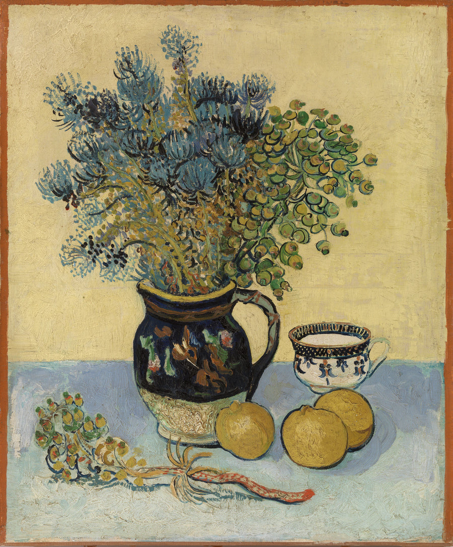 Stillleben: Majolika mit wilden Blumen - Vincent van Gogh