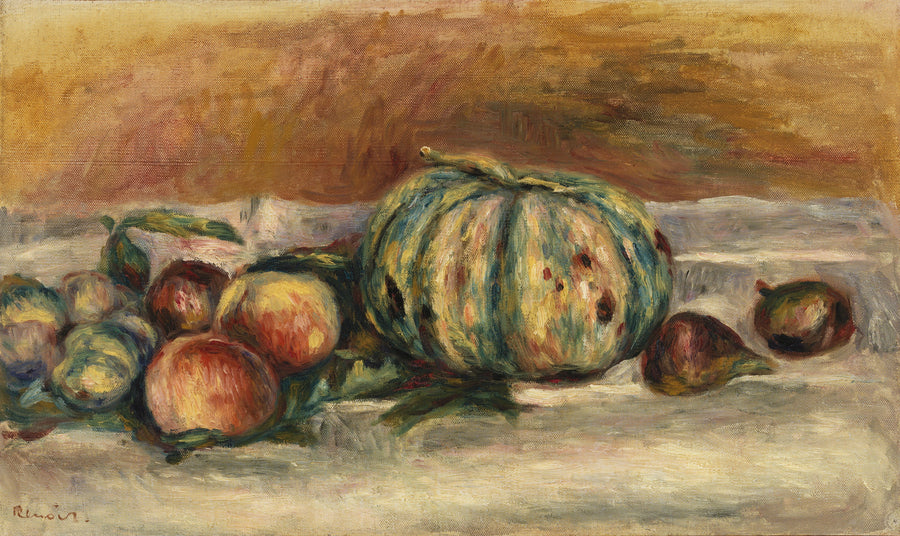 Stillleben mit Melone - Pierre-Auguste Renoir