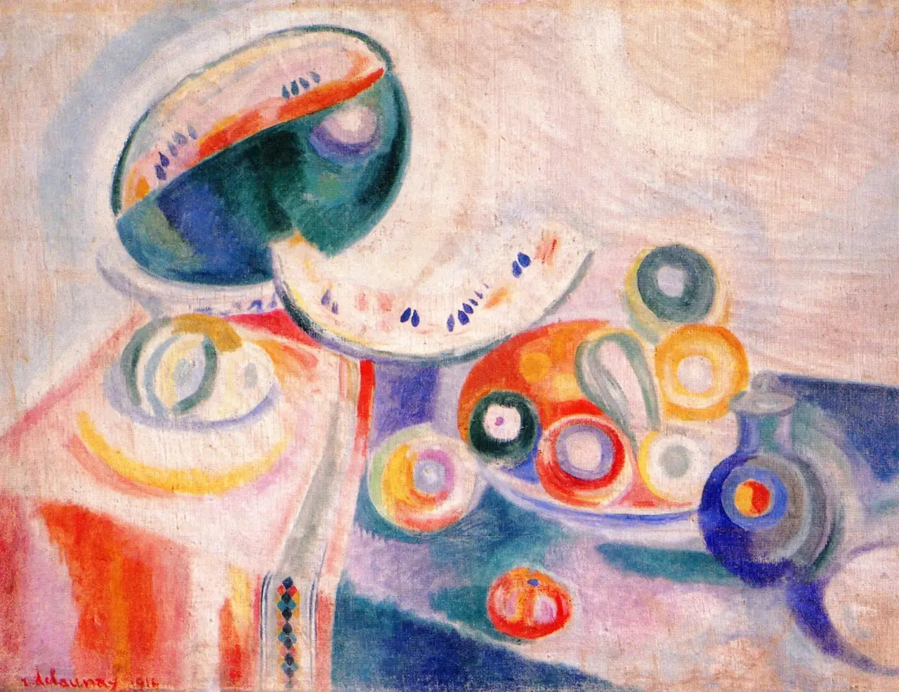 Nature morte portugaise - Robert Delaunay image 1 reproduction artisanale de tableau