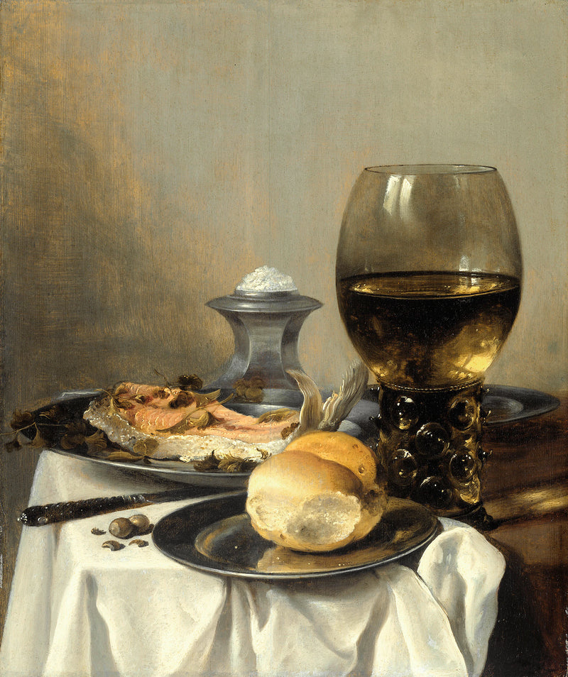 Nature morte à la salière - Pieter Claesz