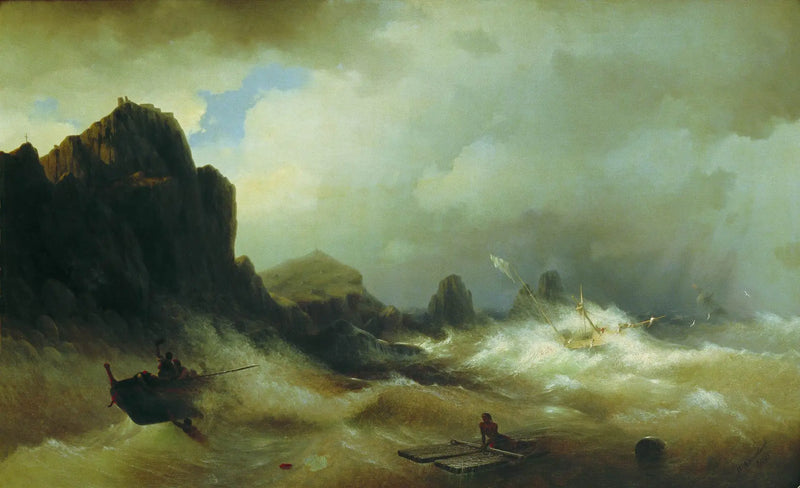 Schiffsunglück - Ivan Aïvazovski