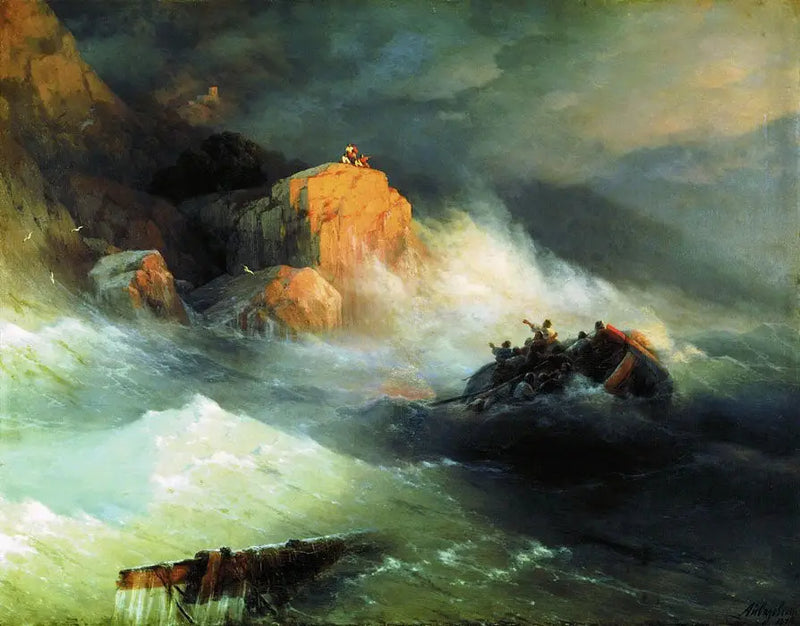 Schiffsunglück - Ivan Aïvazovski