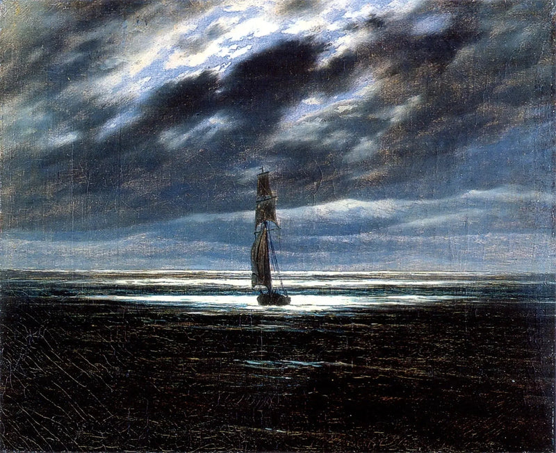 Mondschein-Navigation - Caspar David Friedrich