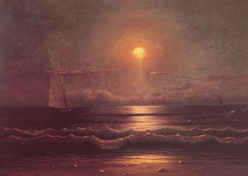 Navigieren im Mondschein - Martin Johnson Heade