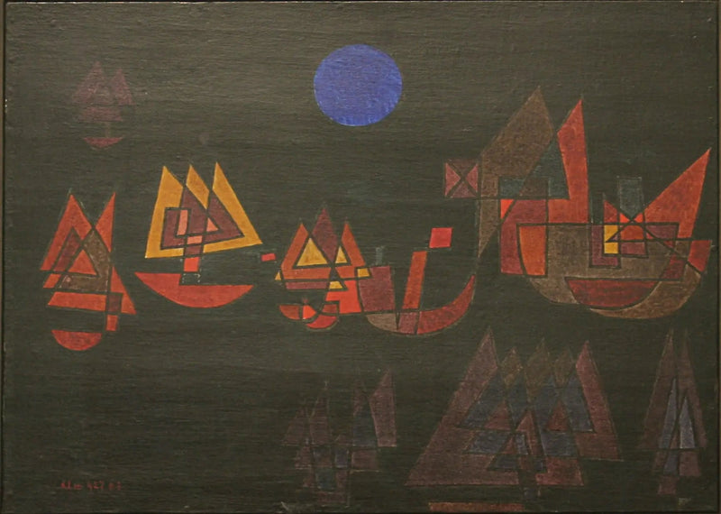 Schiffe im Dunkeln - Paul Klee