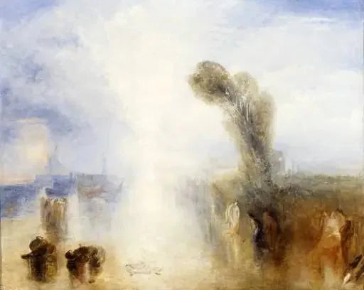 Neapolitanische Fischerinnen, die beim Baden im Mondlicht überrascht werden - J. M. W. Turner