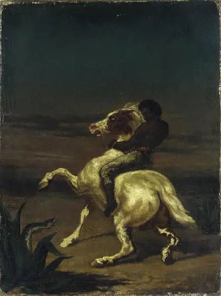 Reiter mit Neger - Théodore Géricault