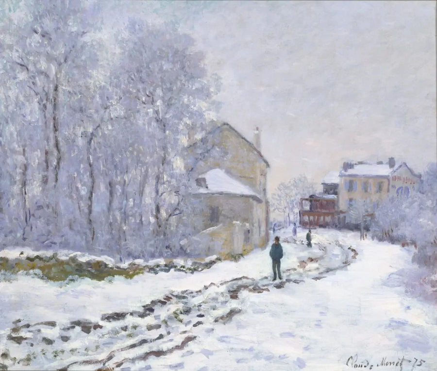Schnee in Argenteuil - Claude Monet
