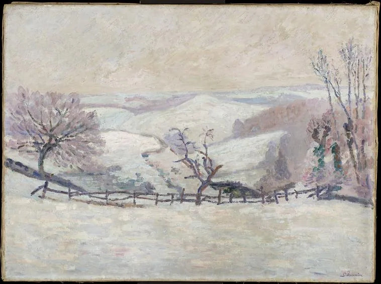 Schnee bei Puy-Barriou - Armand Guillaumin