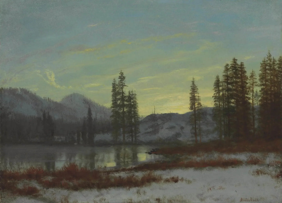 Schnee in den Rocky Mountains - Albert Bierstadt