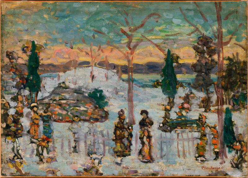 Schneefall im April - Maurice Prendergast