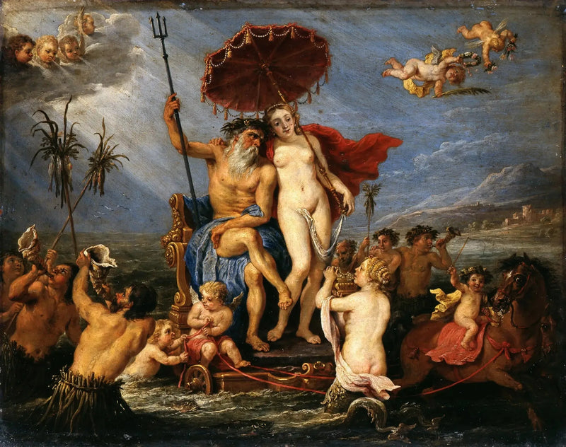 Neptun und Amphitrite - David Teniers der Jüngere
