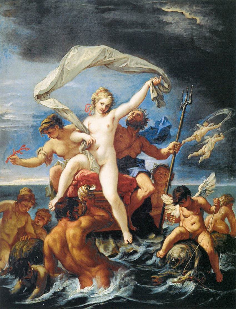 Neptun und Amphitrite - Sebastiano Ricci