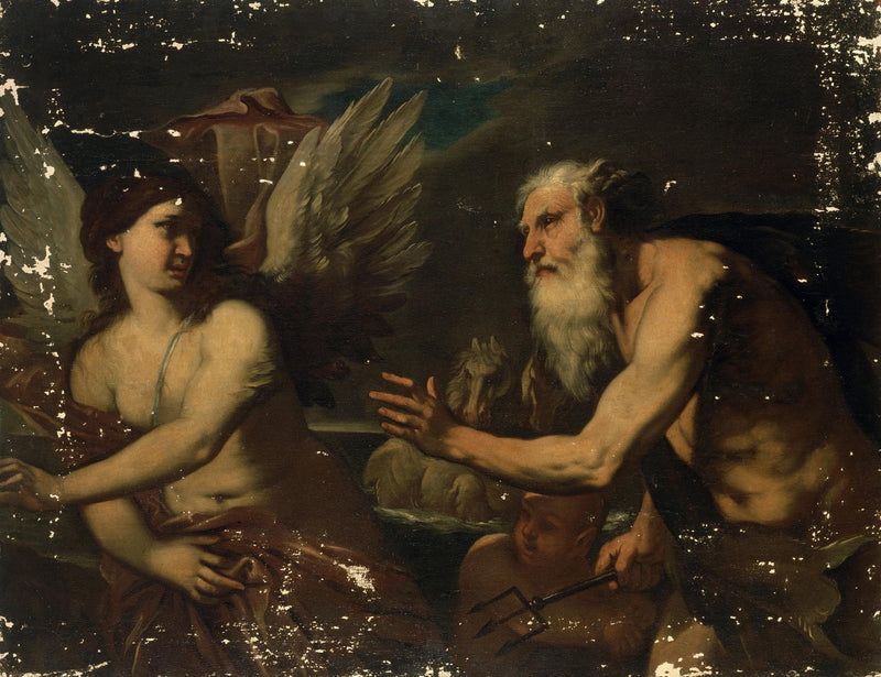 Neptun und Koronis - Luca Giordano