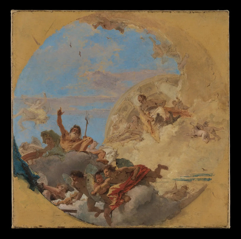 Neptun und die Winde - Giovanni Battista Tiepolo