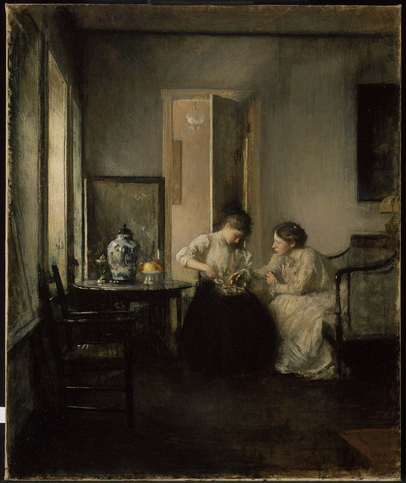 New England Innenraum - Edmund Charles Tarbell