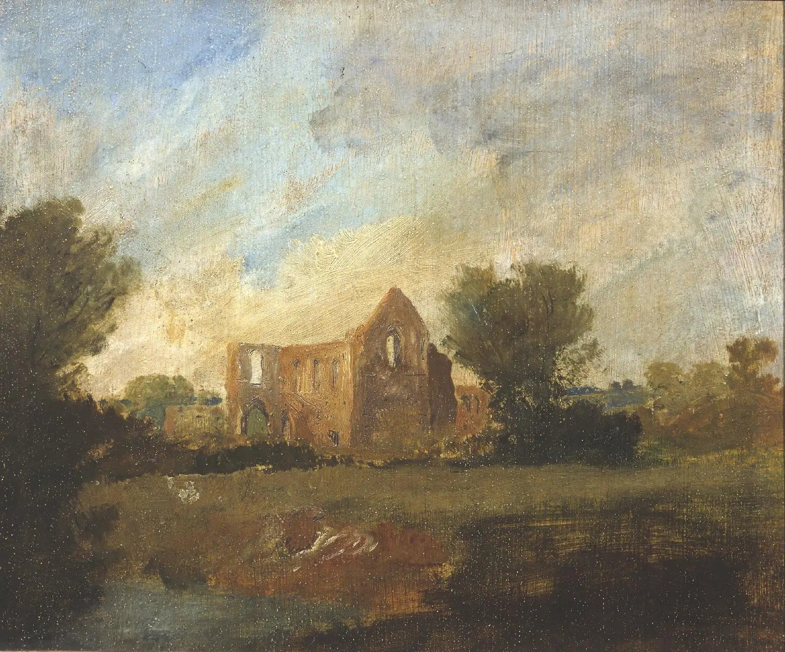 Newark Abbey - J. M. W. Turner image 1 reproduction d’œuvre d’art à l’huile