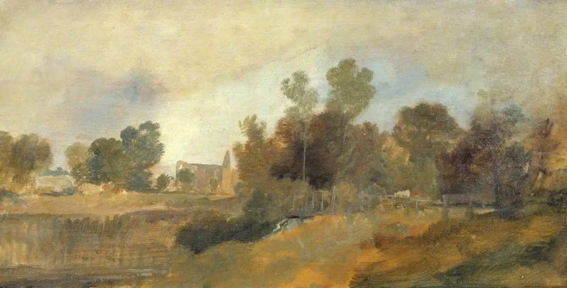 Newark Abbey am Wey - J. M. W. Turner